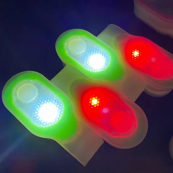 Silikon-Halsband-Clip-Licht, LED-Licht, Outdoor-Sport, Nachtreiten, Nachtlauf, superhelles Warnmagnetlicht