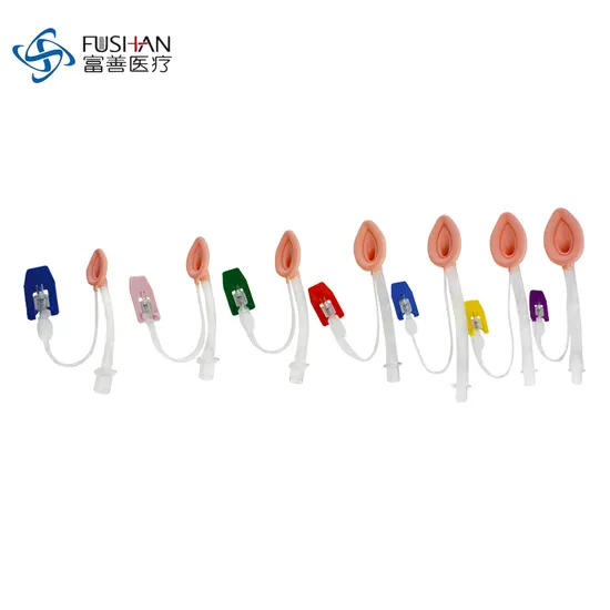 China Fushan Medical Hot Sale Produkt Einweg-Silikon-Larynxmaske Atemwegs-Lma-Anästhesie mit CE ISO FDA